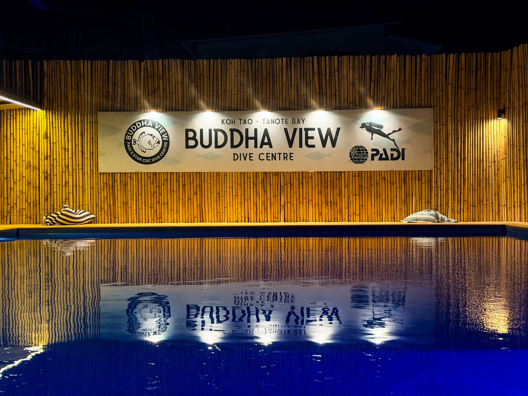 Buddha View training pool, Koh Tao